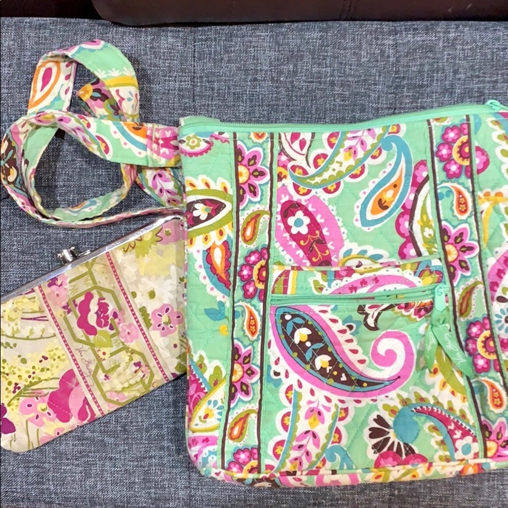 Vera Bradley wallet and purse ( both items)
